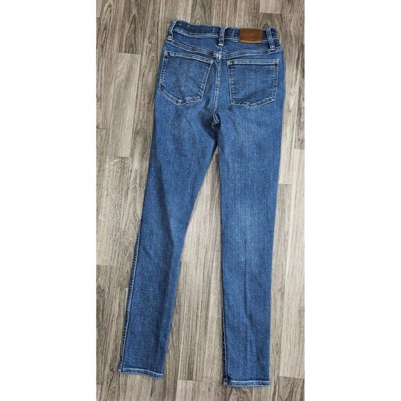 Madewell Womens Size 24 T High Rise Skinny Pockets Denim Blue Jeans - Picture 2 of 13
